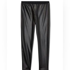 Polo by Ralph Lauren Black Vegan Leather Leggings